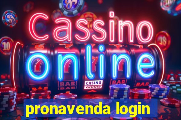 pronavenda login